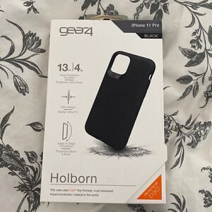 𝅺GEAR4 iPhone 11 Pro Black Holborn Case